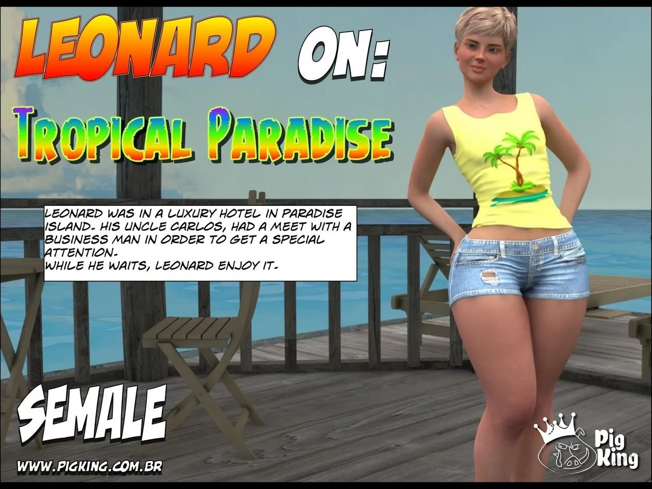 Tropical Paradise 1 porno comics Cover