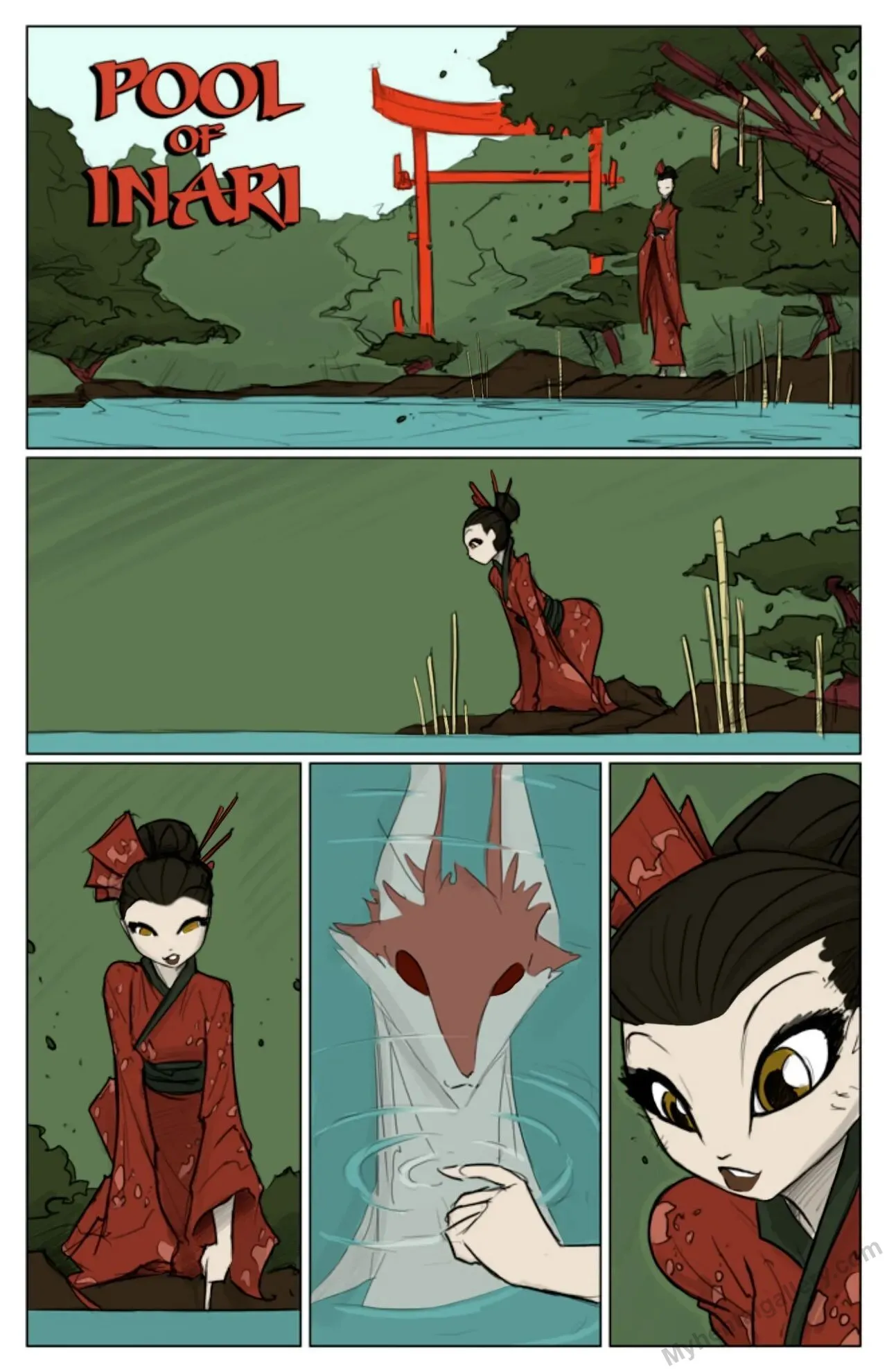 Pool Of Inari porno comics Cover