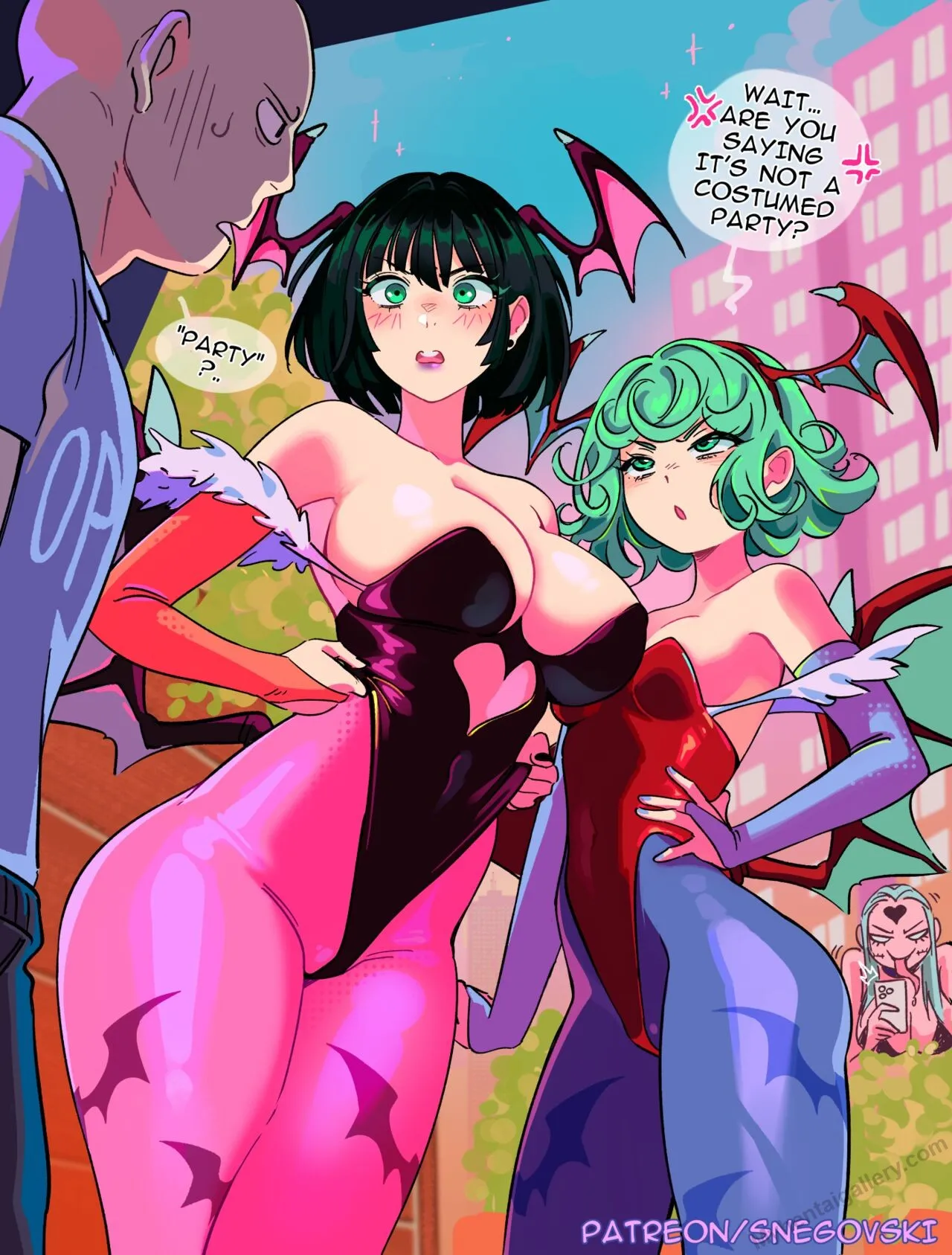 Tatsumaki's Cosplay porno comics Cover
