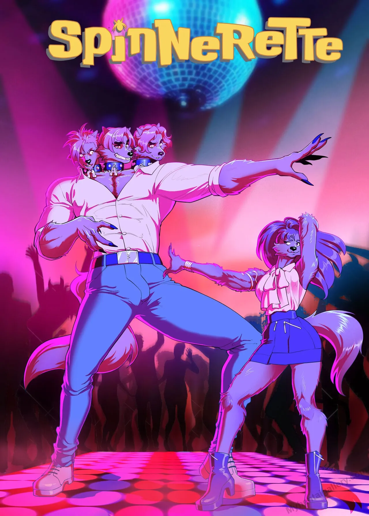 Spinnerette - Minervo x London porno comics Cover