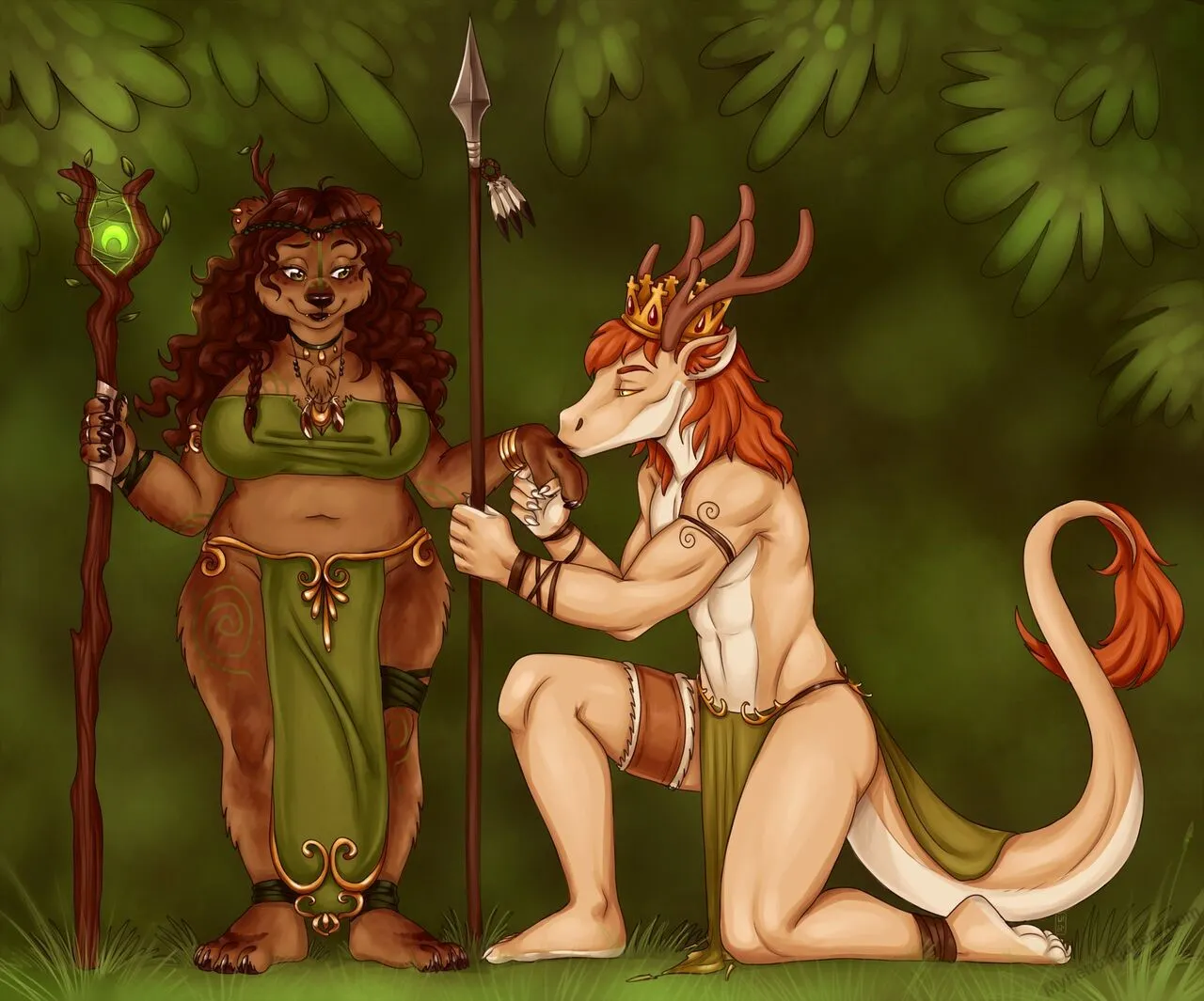 Borgon And The Druid Mother porno comics Cover
