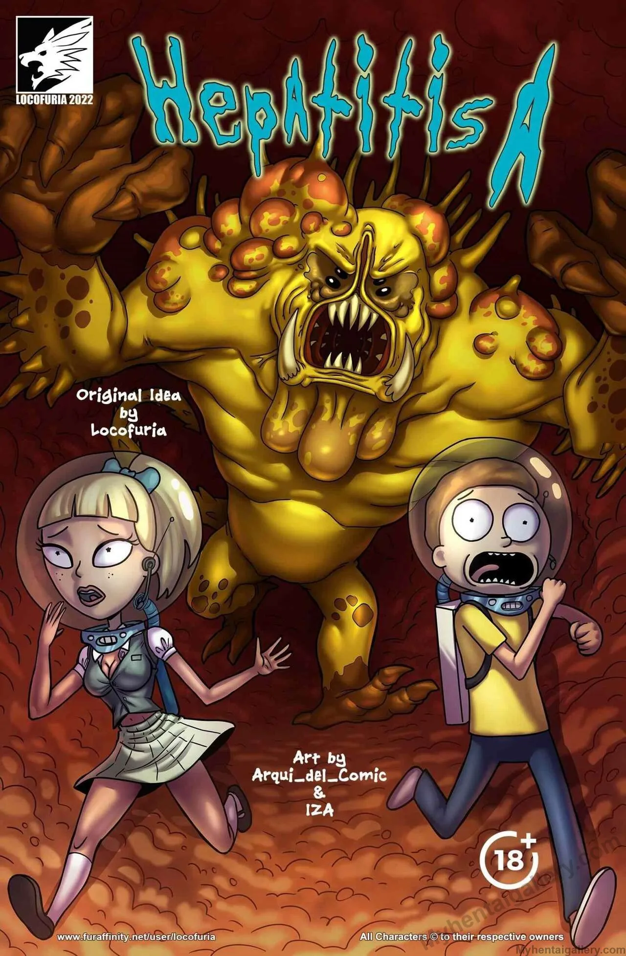 Hepatitis A porno comics Cover