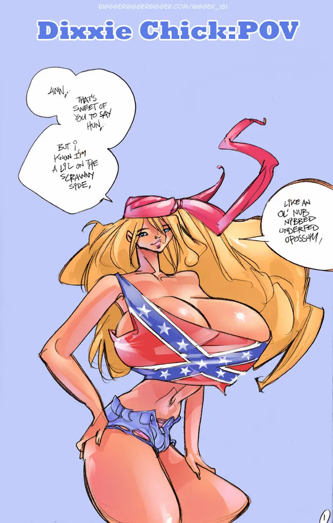 Dixie Chick - POV porno comics Cover