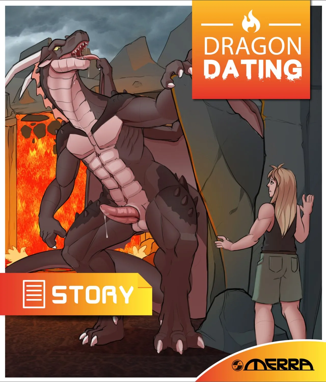 Dragon Dating porno comics Cover