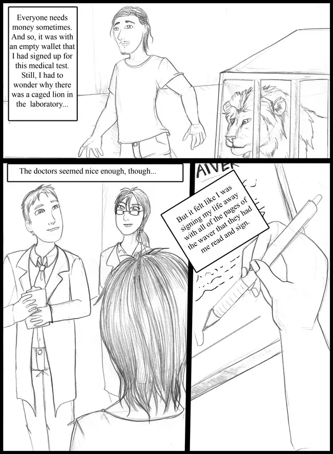 The Lioness Experiment porno comics Cover