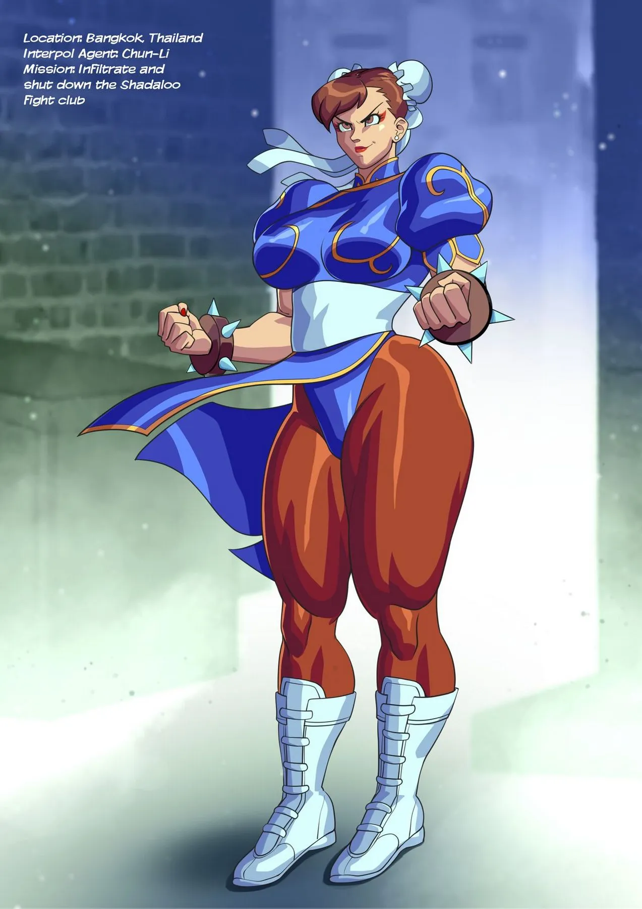 Chun-Li - Police Brutality porno comics