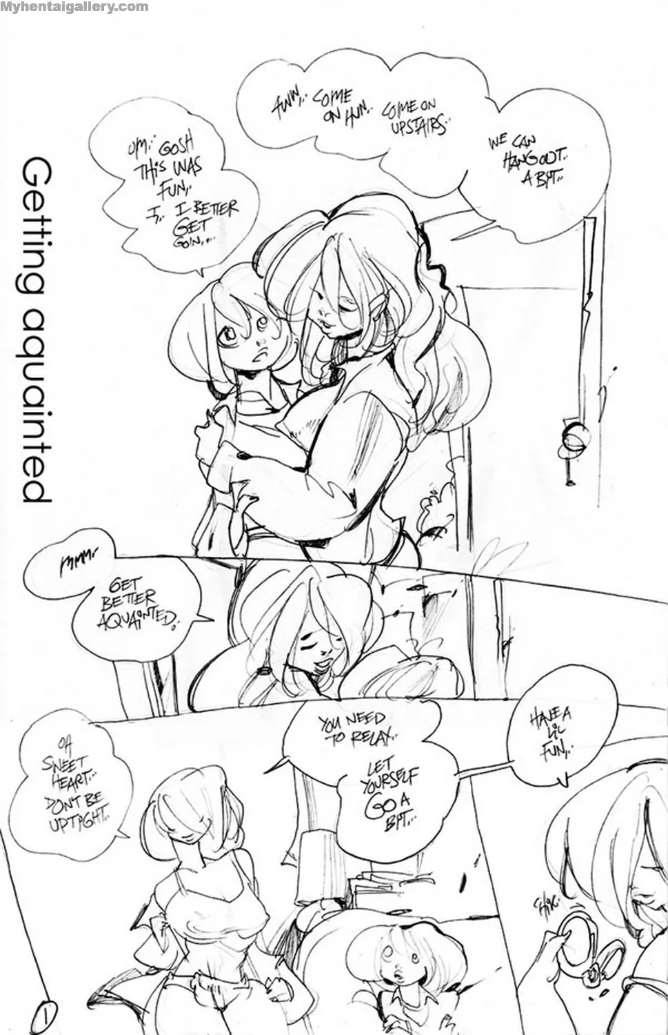 Getting Aquainted porno comics