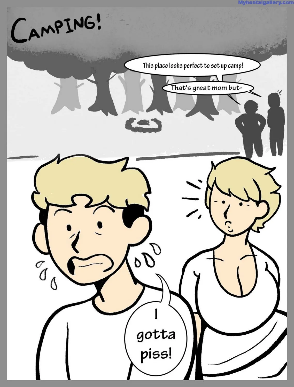 Camping! porno comics