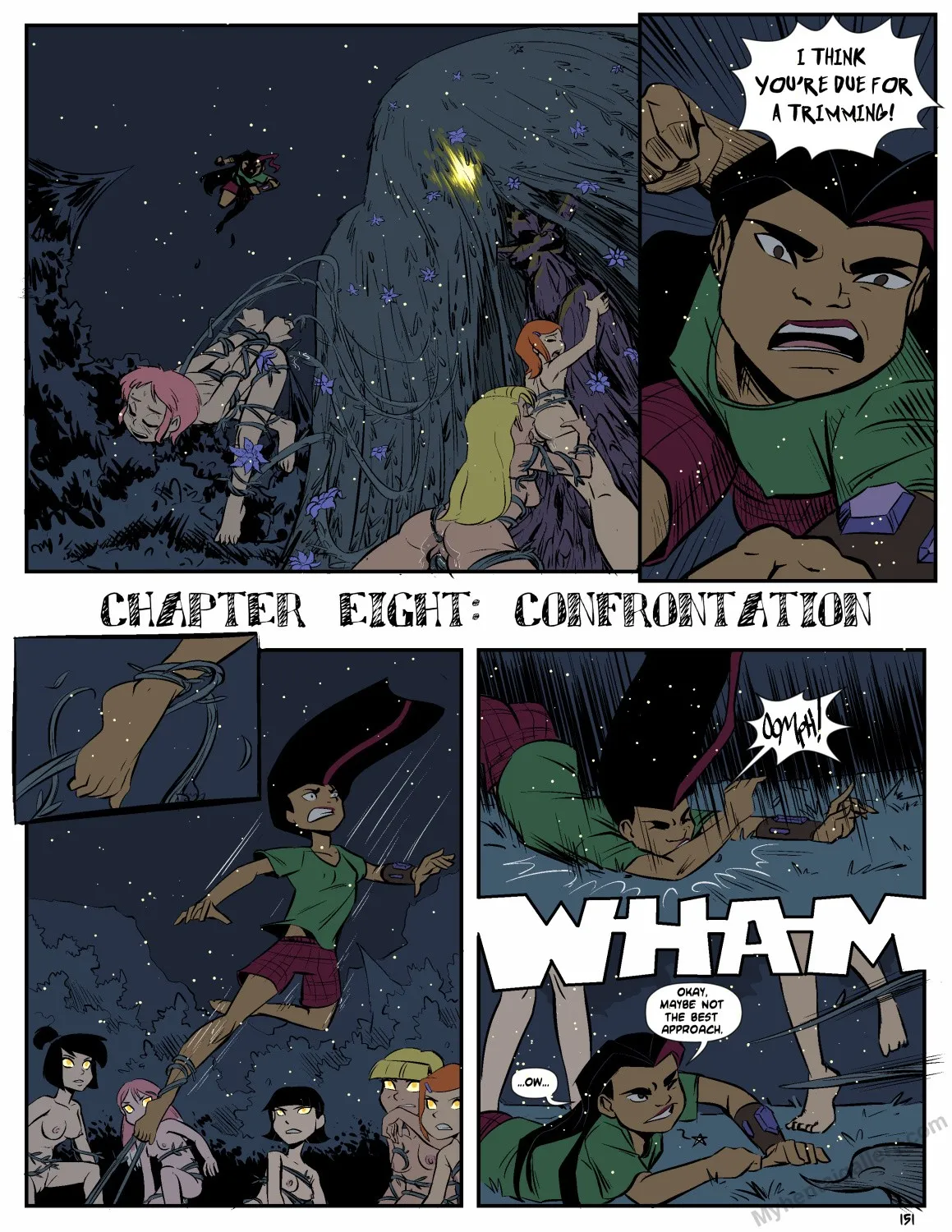 Camp Sherwood 8 - Confrontation porno comics