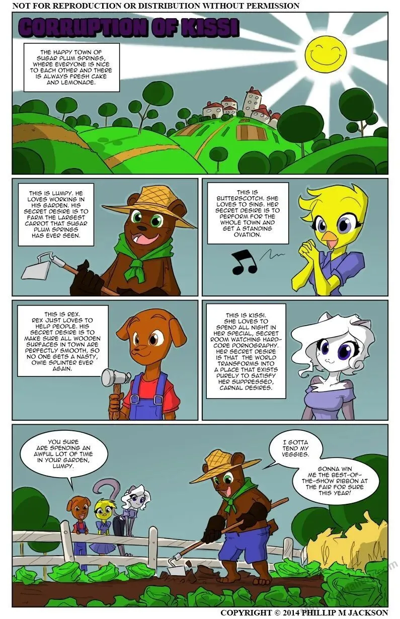 Corruption Of Kissi porno comics Cover