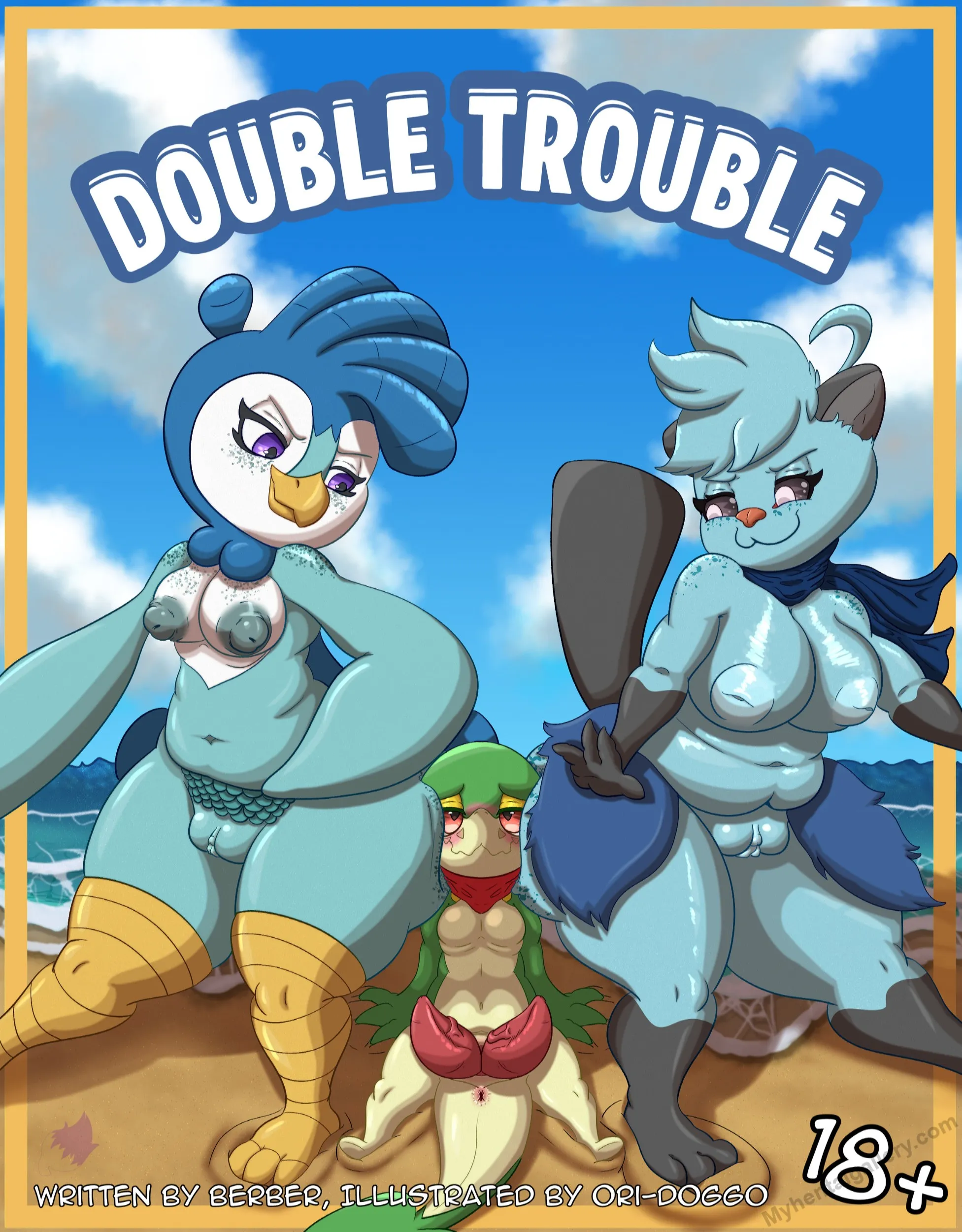 Double Trouble porno comics Cover