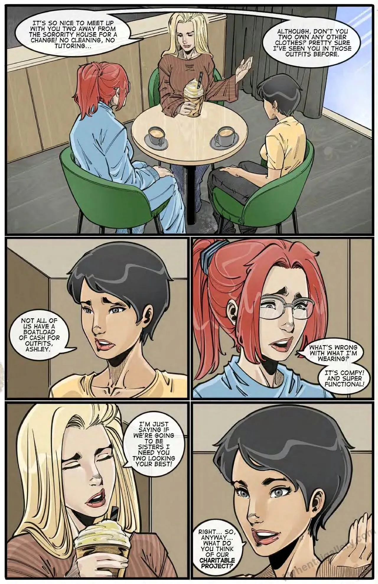 Tales From The Tome - Sorority 3 porno comics Cover