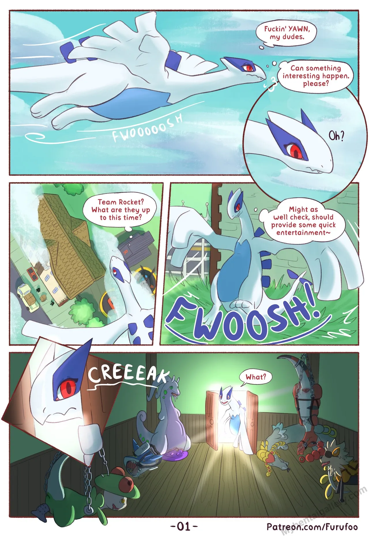 Lugia's Contact porno comics