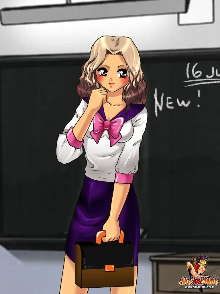 A New Student porno comics
