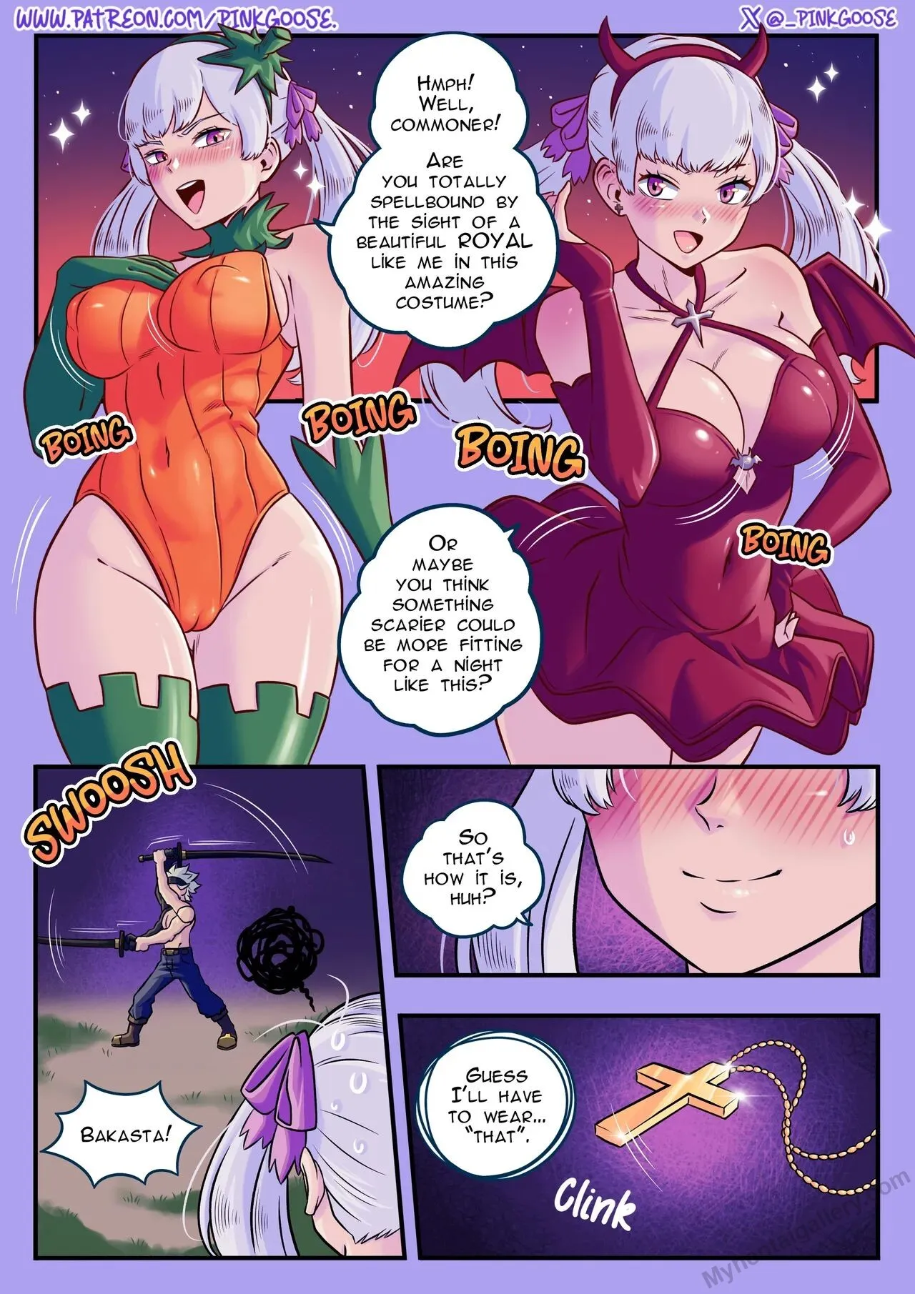 Noelle x Asta x Nero porno comics