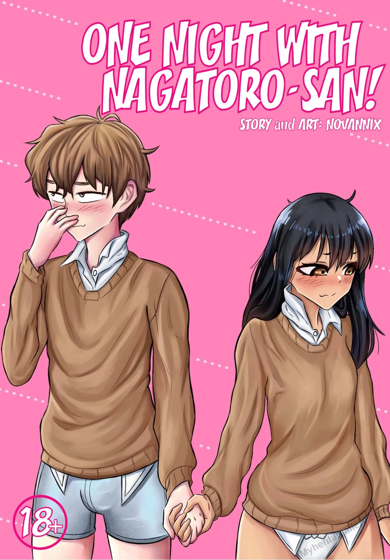One Night With Nagatoro-San! porno comics Cover