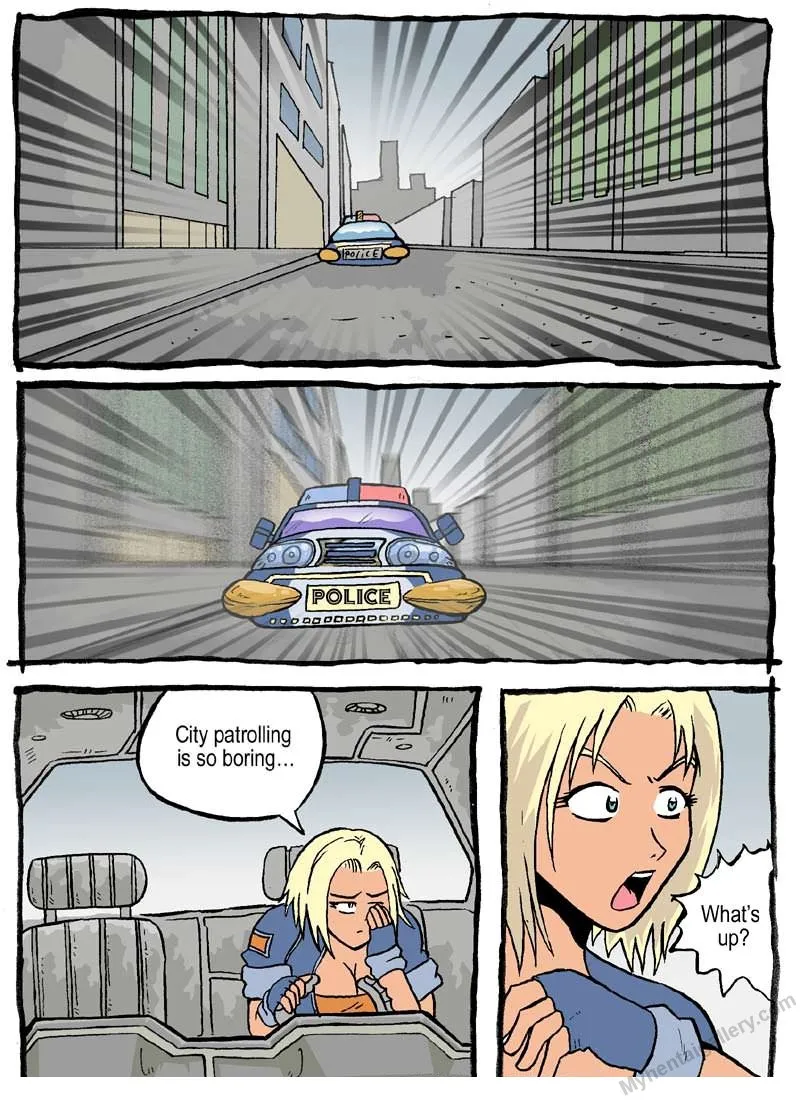 Space Police porno comics