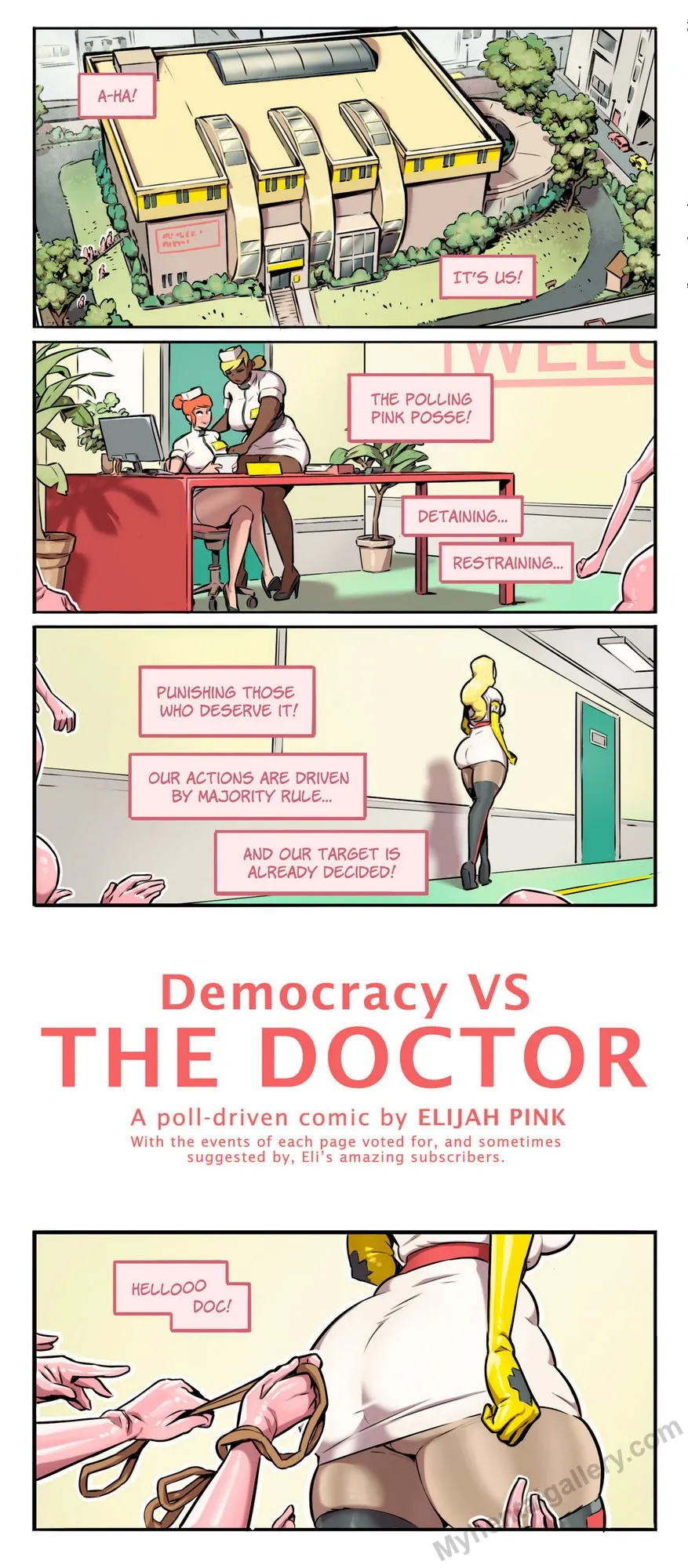 Democracy Vs The Doctor porno comics Cover