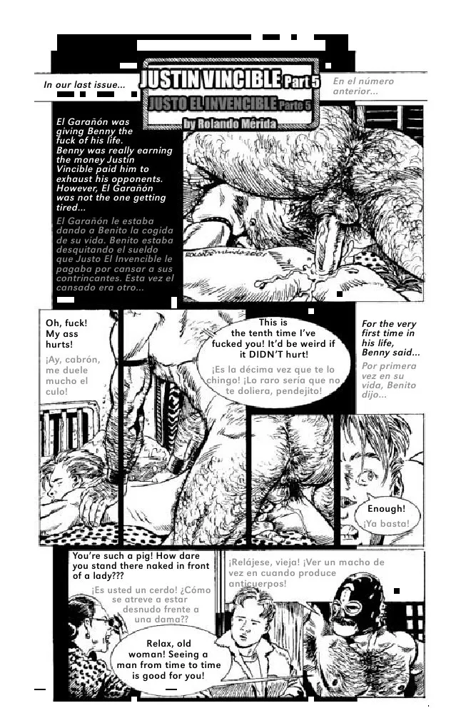 Justin Vincible 5 porno comics Cover