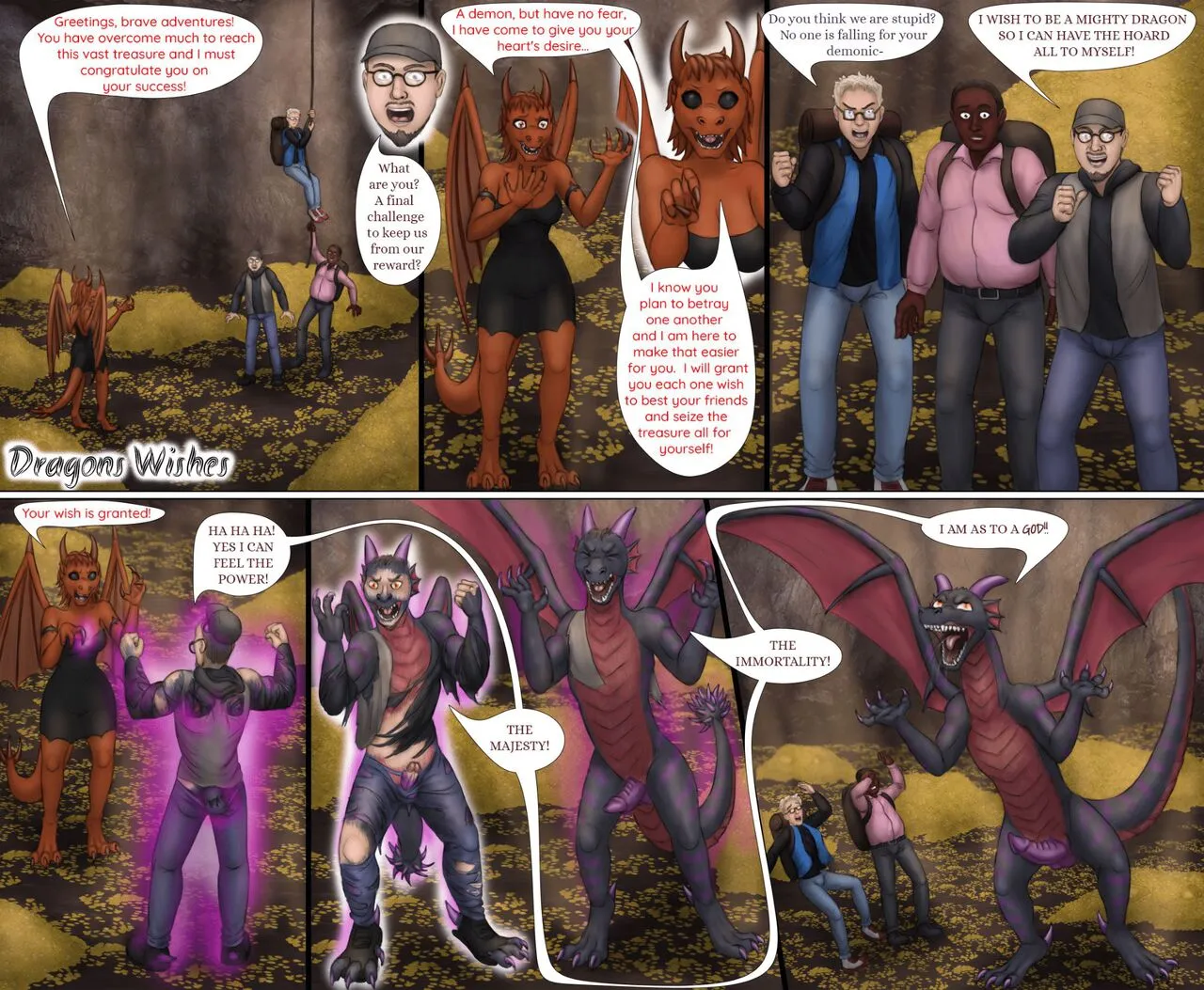 Dragons Wishes porno comics