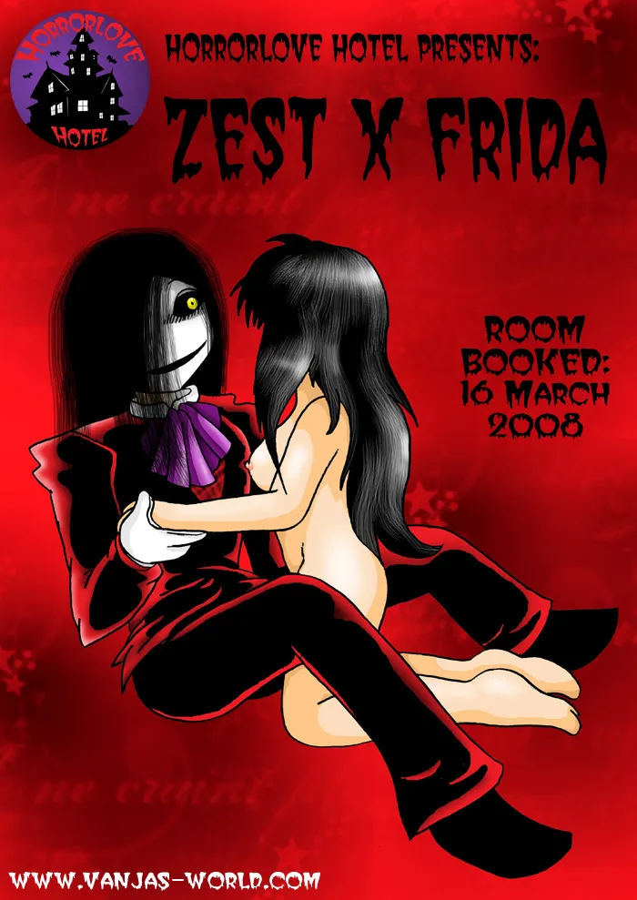 Horrorlove Hotel - Zest x Frida porno comics Cover