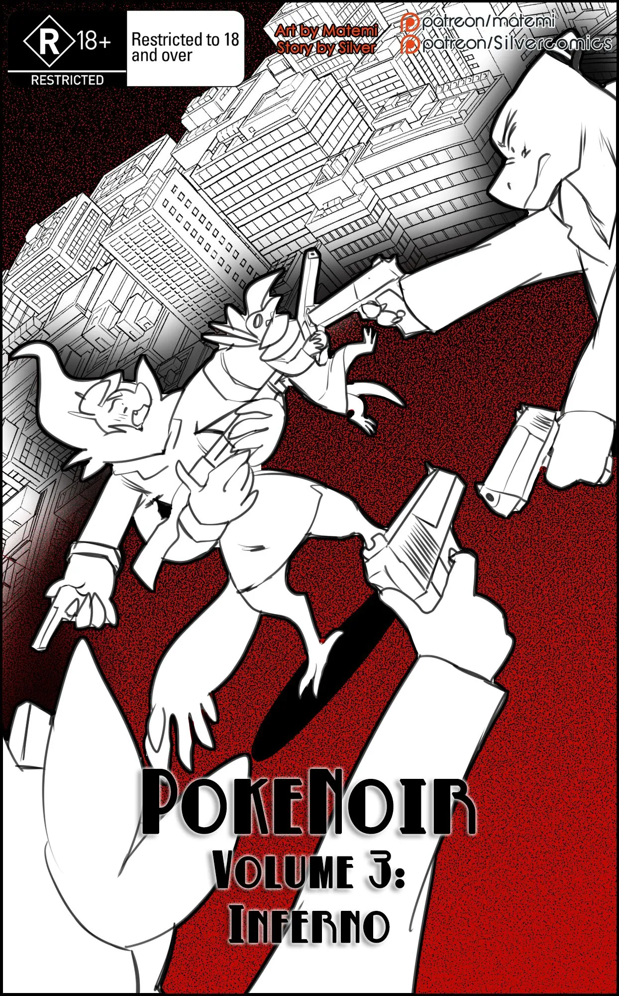 Pokenoir 3 - Inferno porno comics Cover