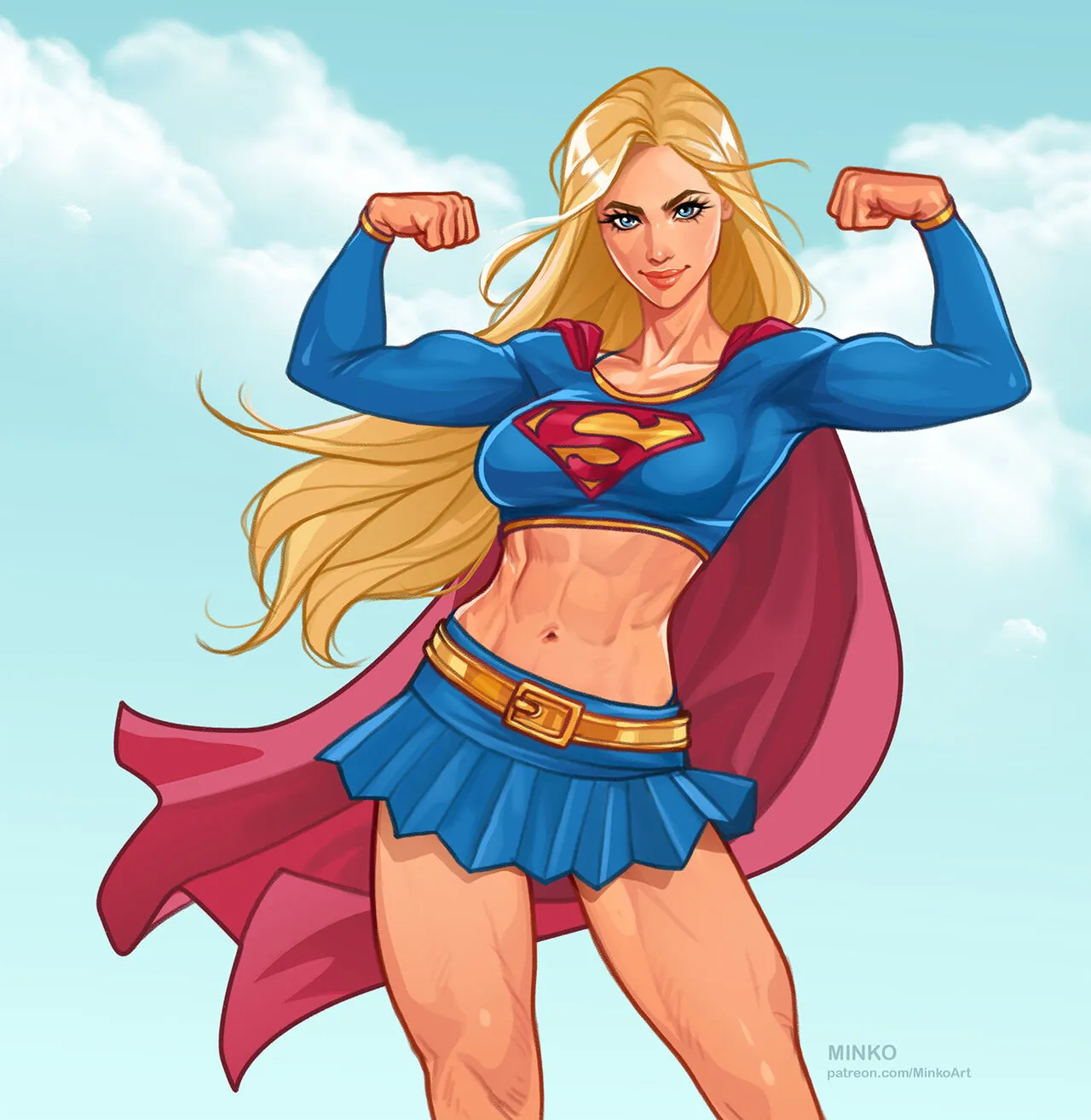 Super Girl porno comics