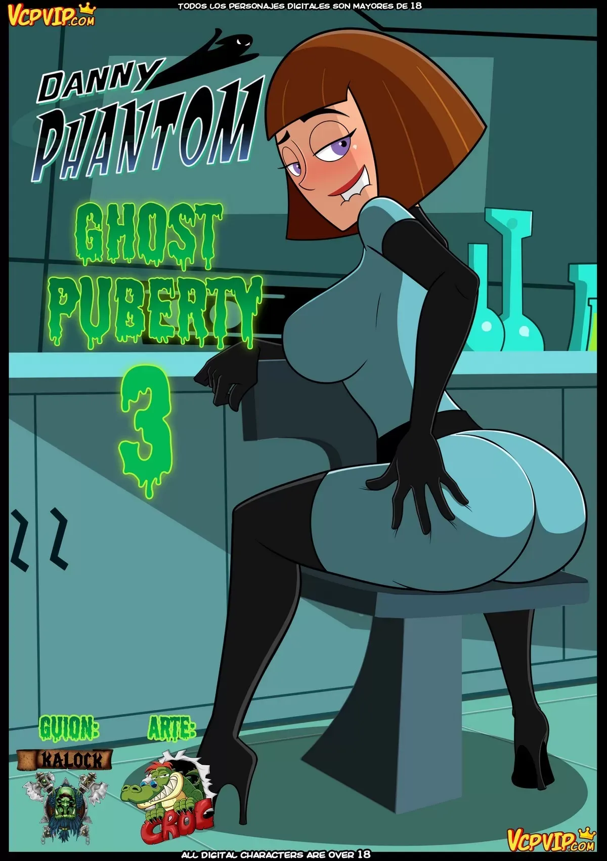 Danny Phantom - Ghost Puberty 3 porno comics Cover