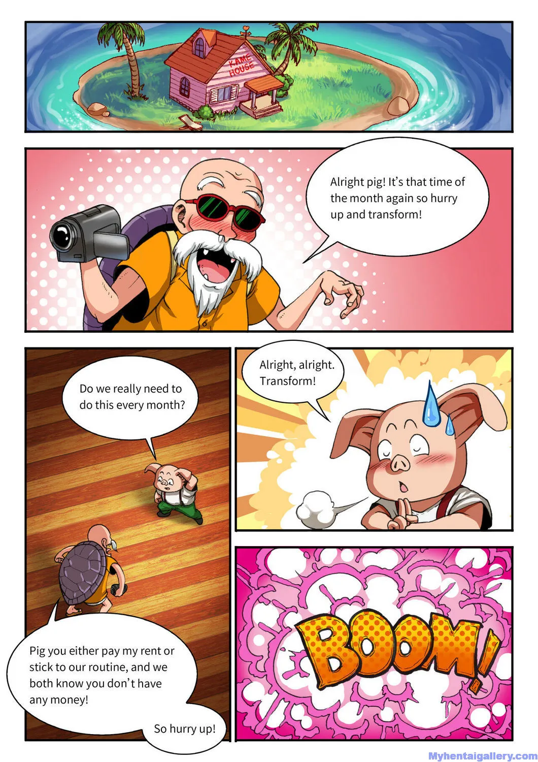 Oolong's Rent porno comics Cover