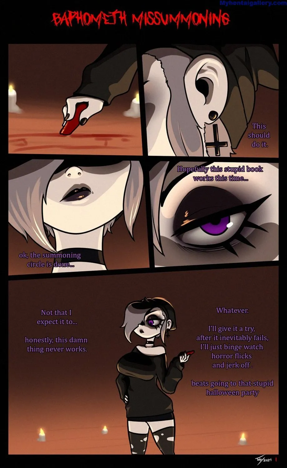 Baphomet 1 - Missummoning porno comics