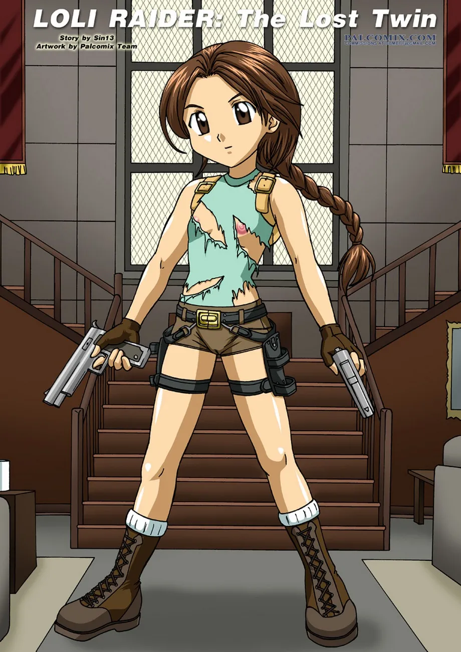 Loli Raider - The Lost Twin porno comics Cover