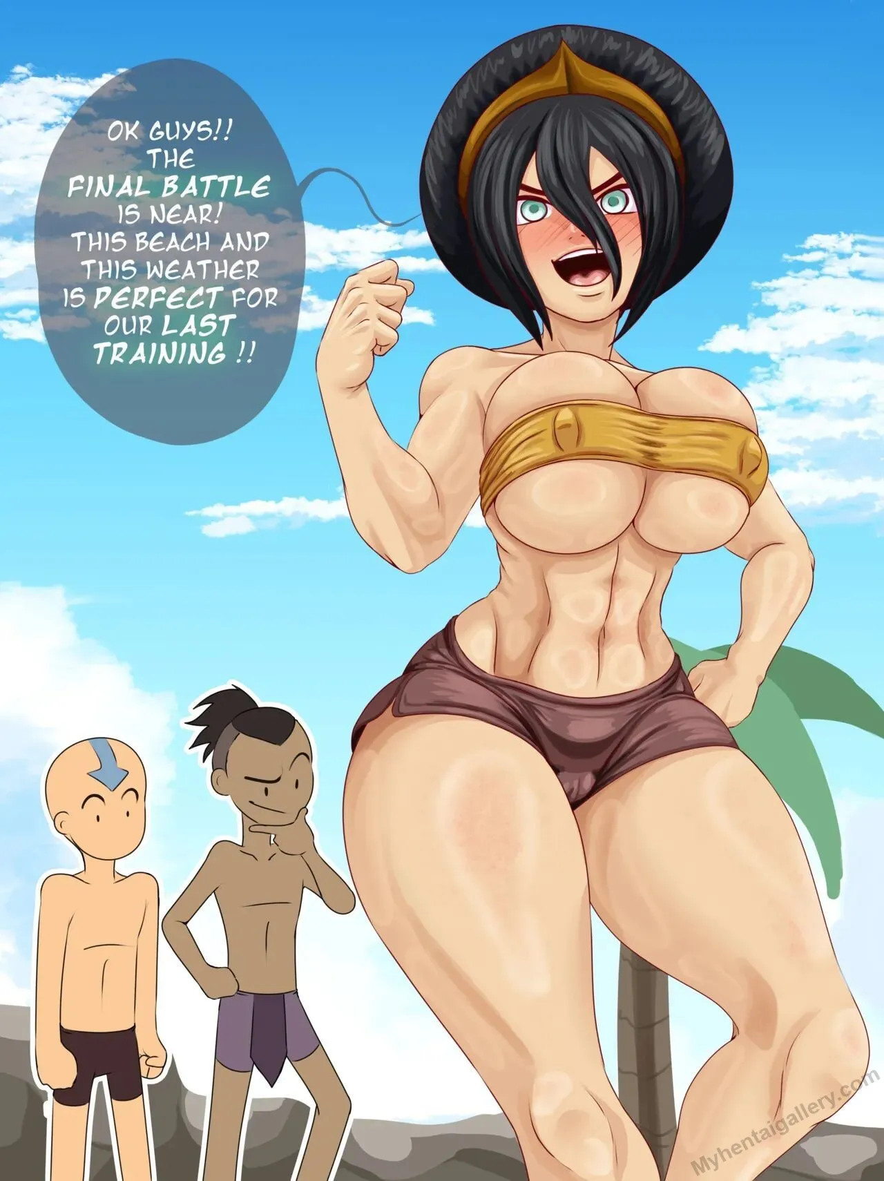 Toph... Just Relax porno comics Cover