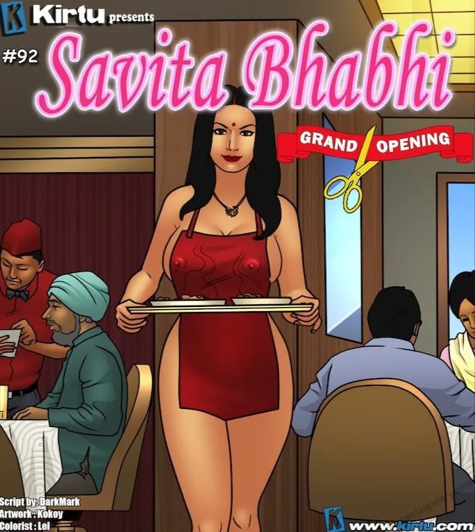 Savita Bhabhi 92 - Grand Opening porno comics Cover