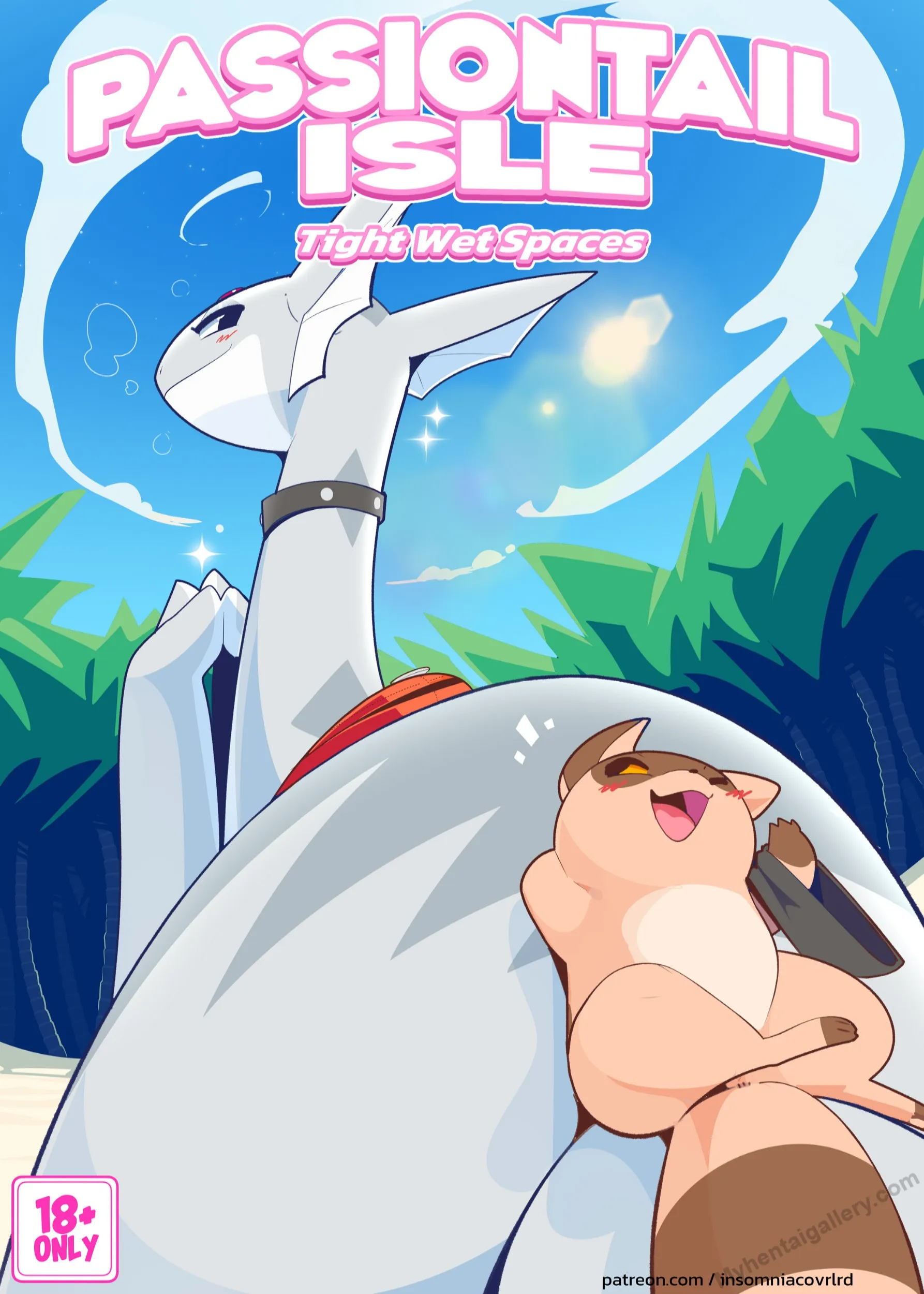 Passiontail Isle - Tight Wet Spaces porno comics Cover