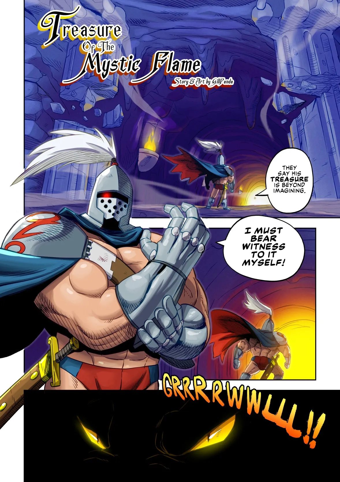 Treasure Of The Mystic Flame porno comics Cover