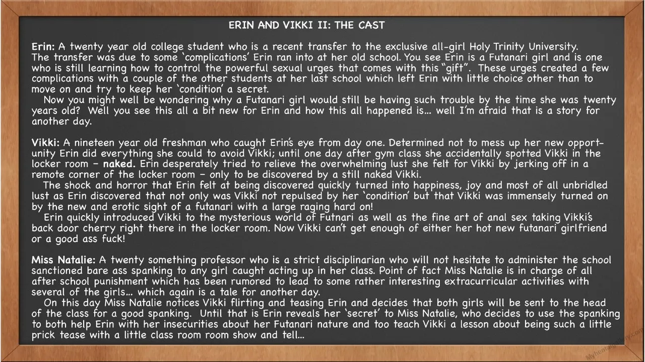 Erin & Vikki 2 - Show And Tell porno comics Cover