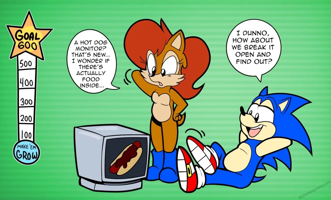 Sonic & Sally's Growht Drive porno comics