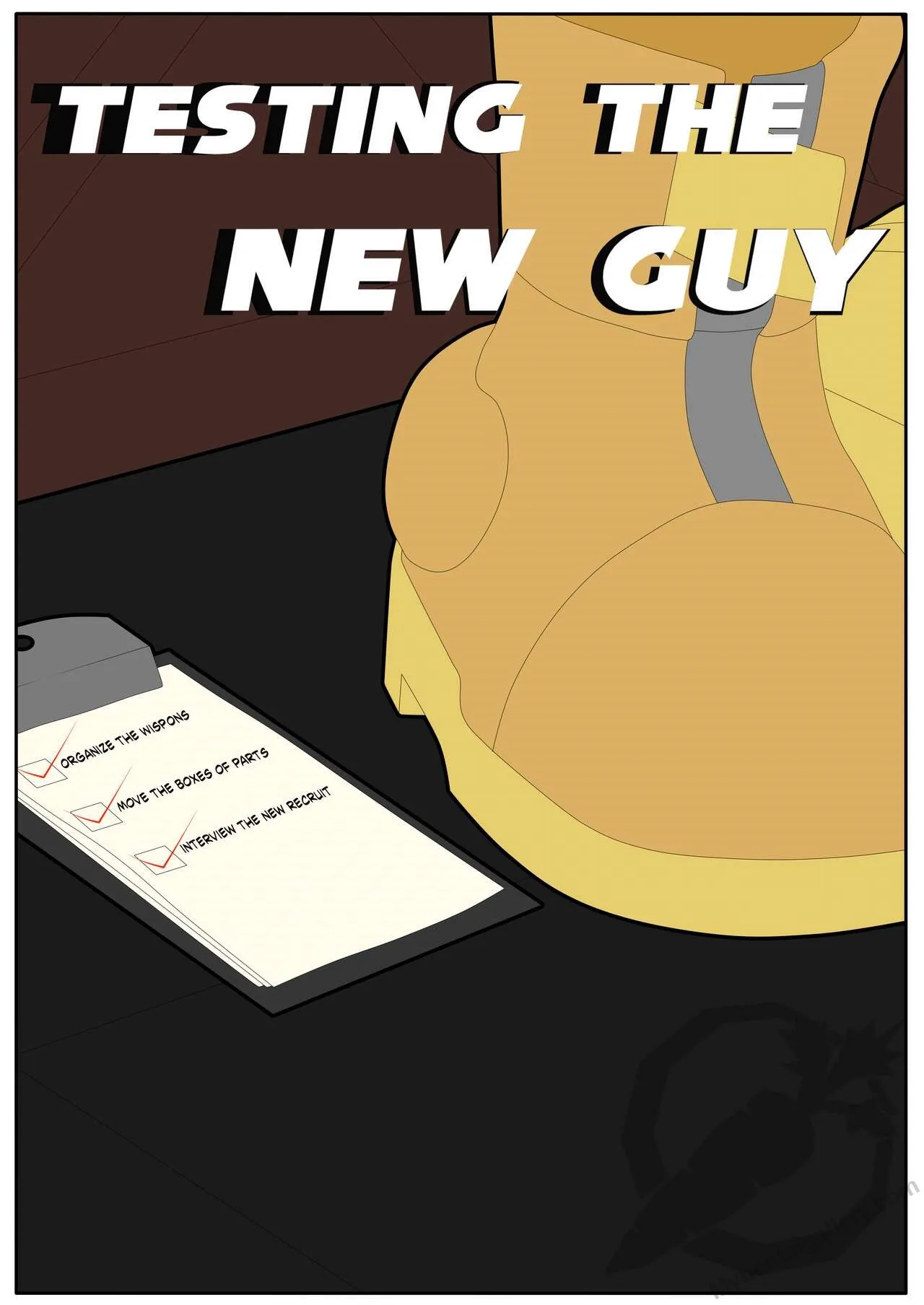 Testing The New Guy porno comics