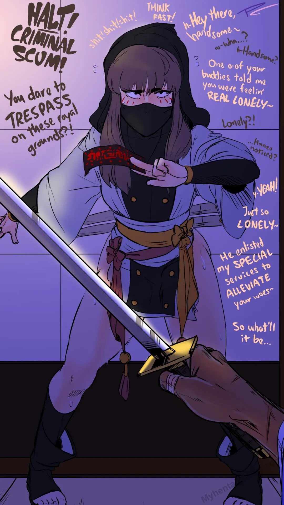 Kunoichi Caught porno comics