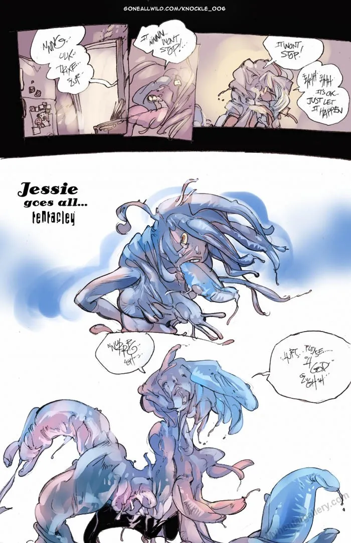 Jessie Goes All Tentacly porno comics Cover