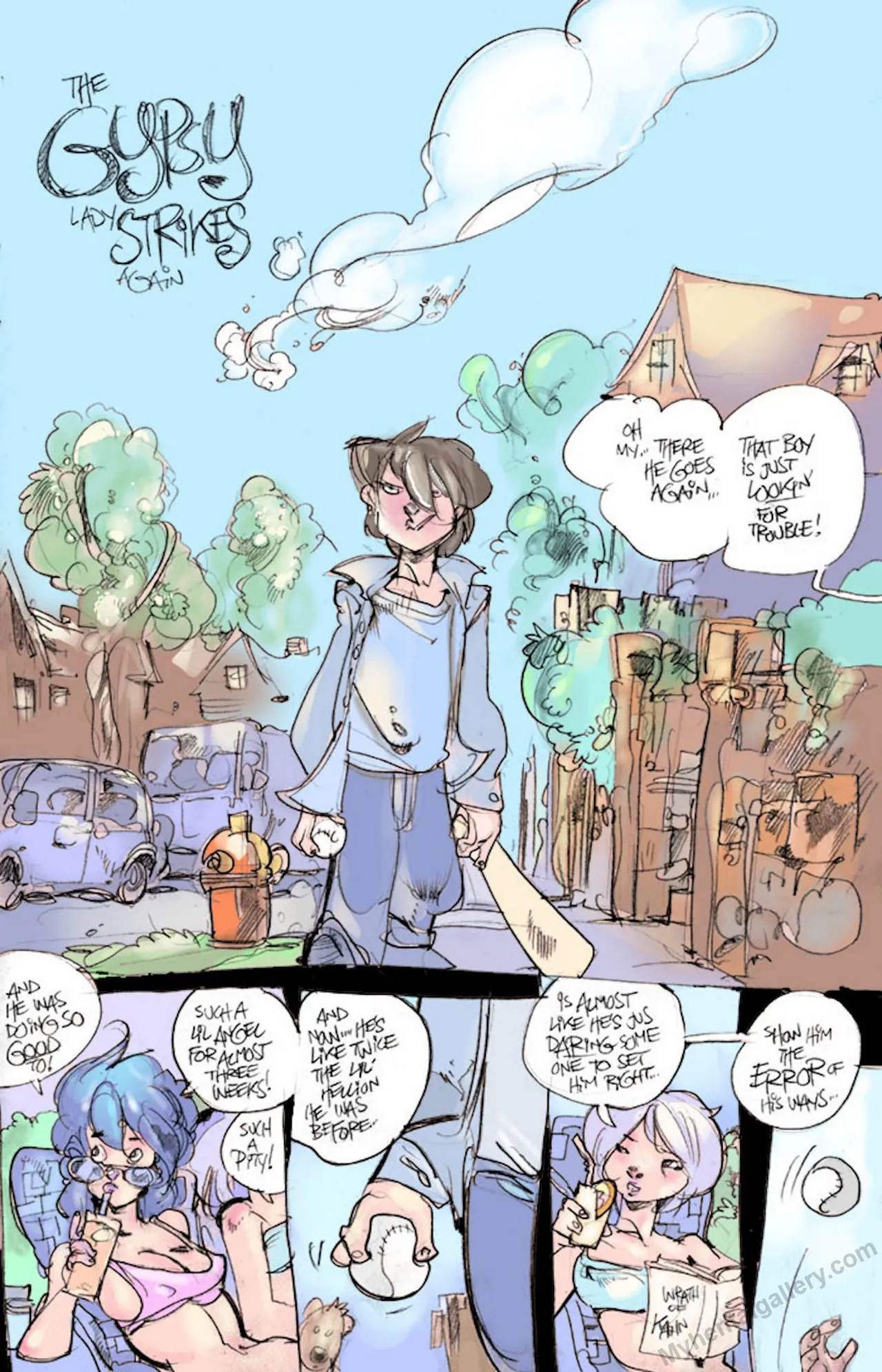 The Return Of The Gypsy porno comics Cover