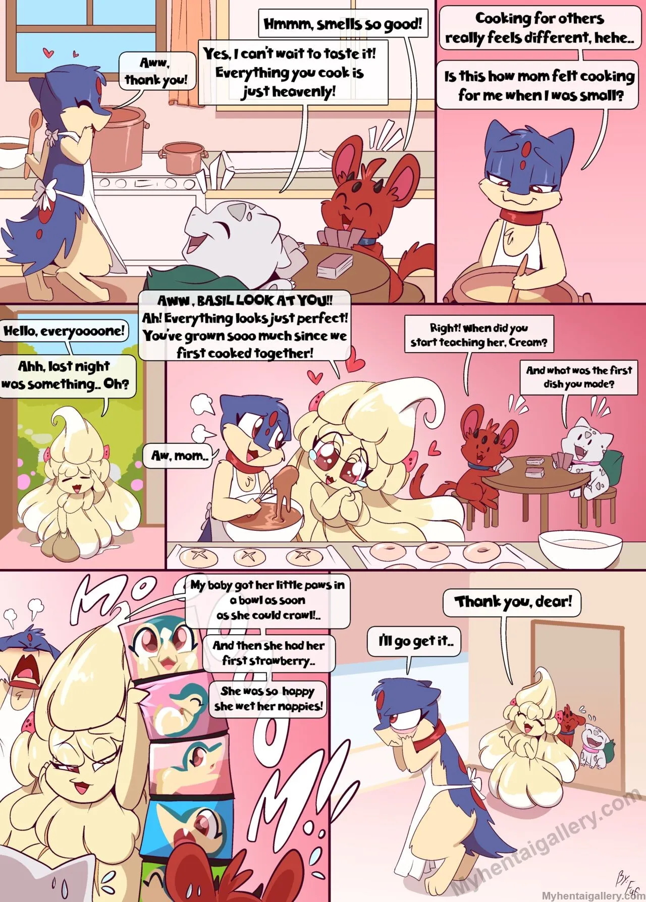 Cooking Up Some Plans porno comics Cover