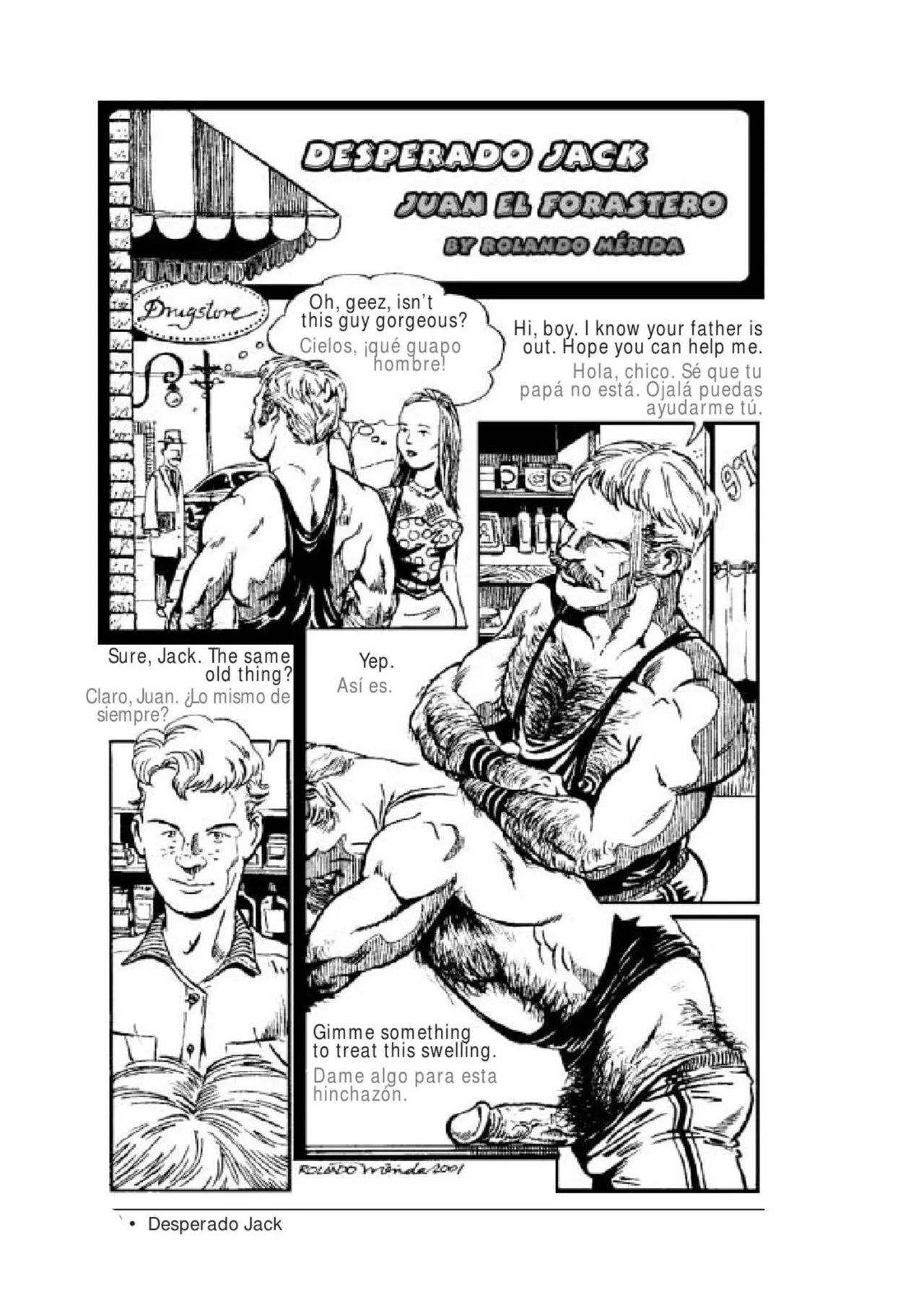 Desperado Jack porno comics