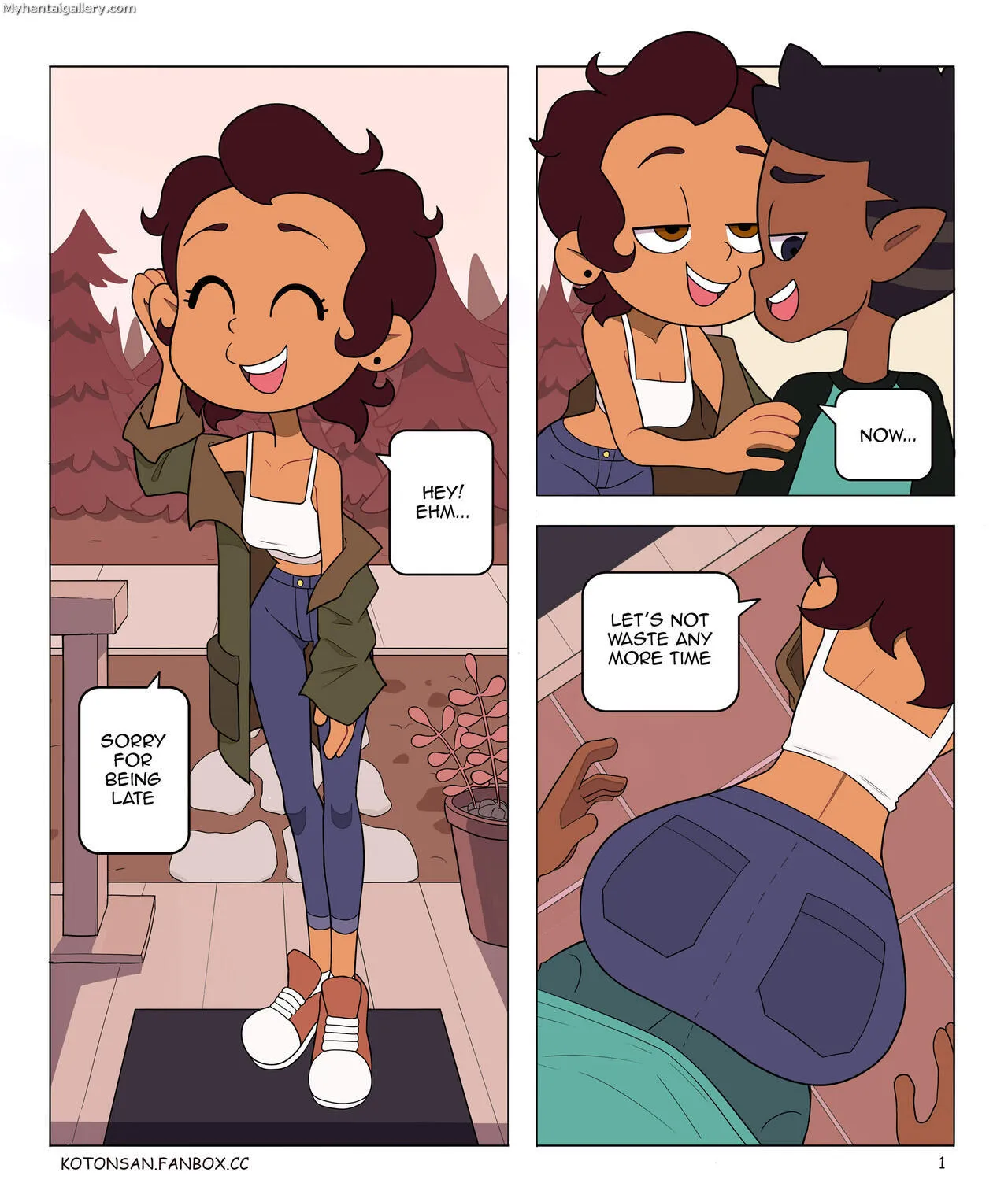 Guz's Fantasy With Luz porno comics