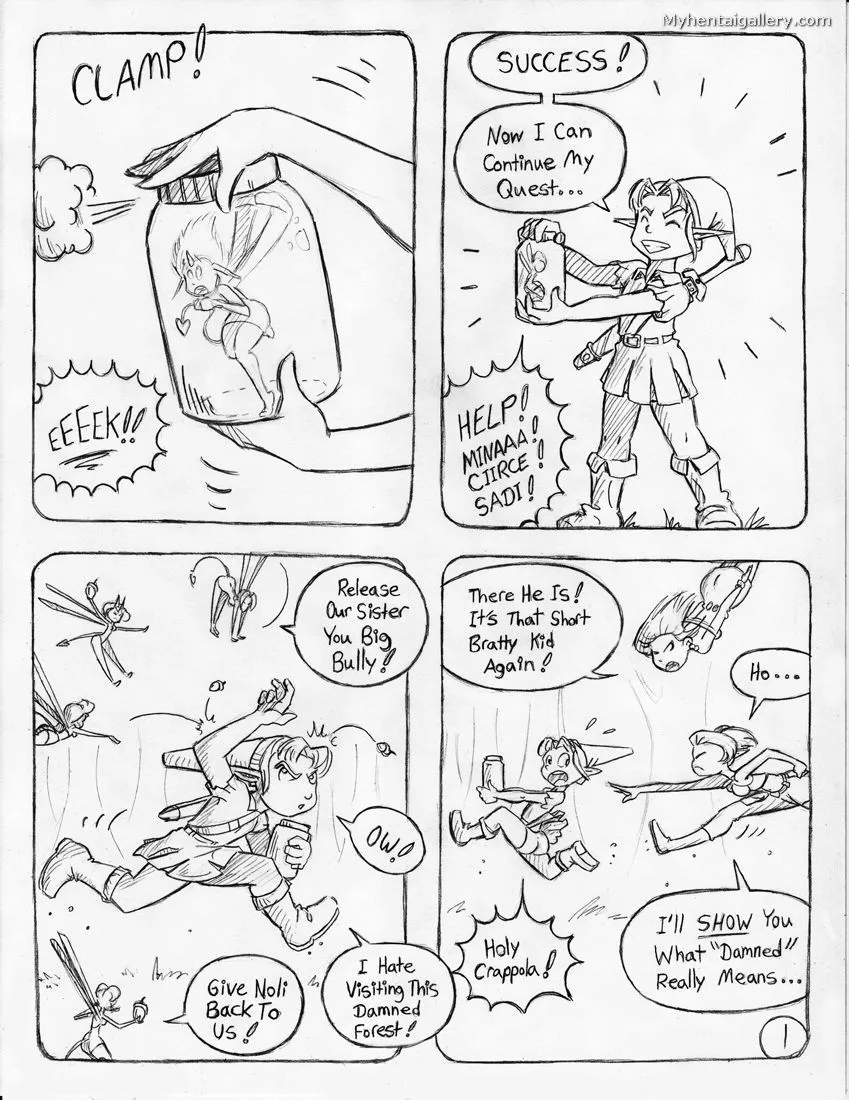 Link Cursed 1 porno comics Cover