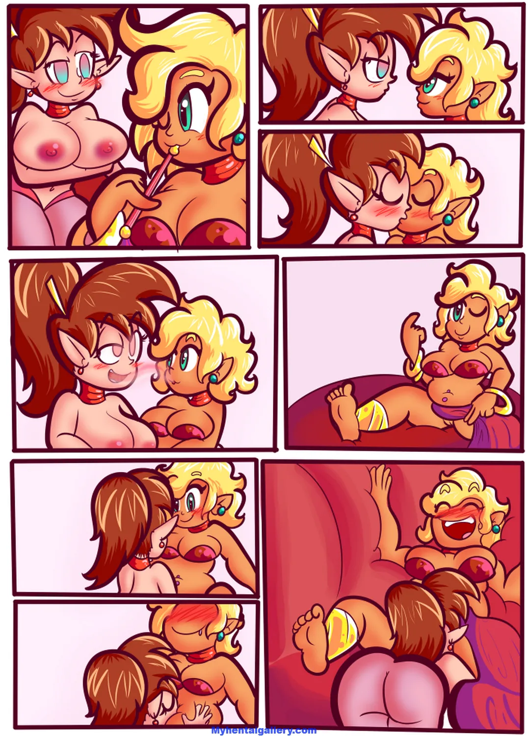More And More Elf Babes porno comics