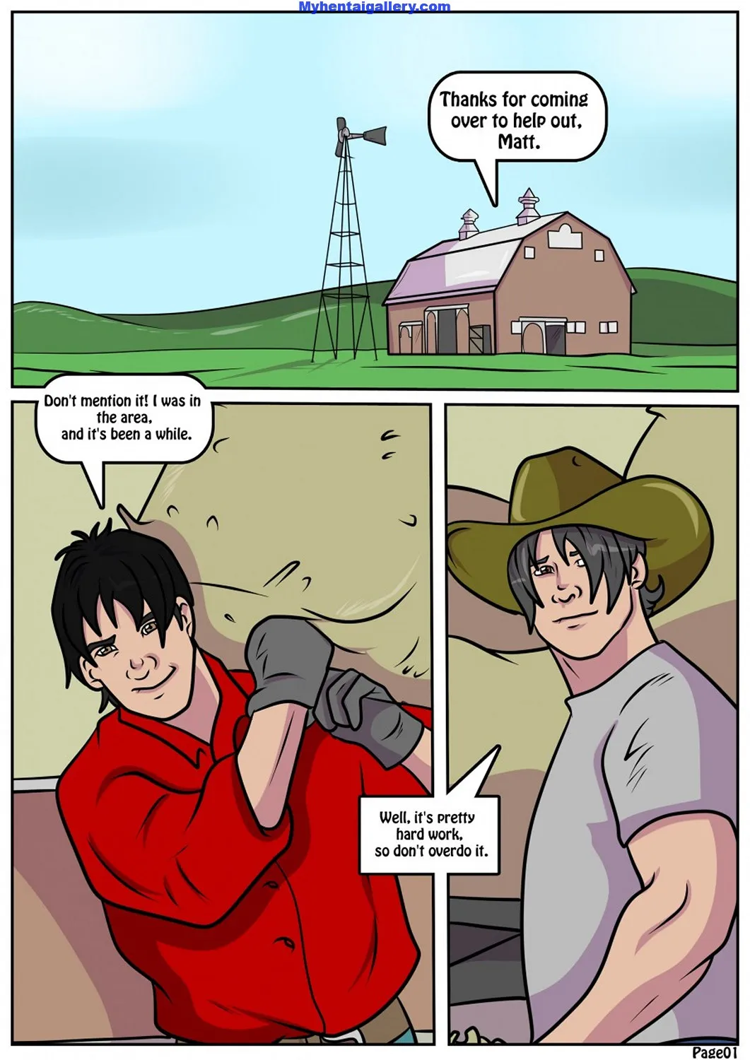 Rolling In The Hay porno comics