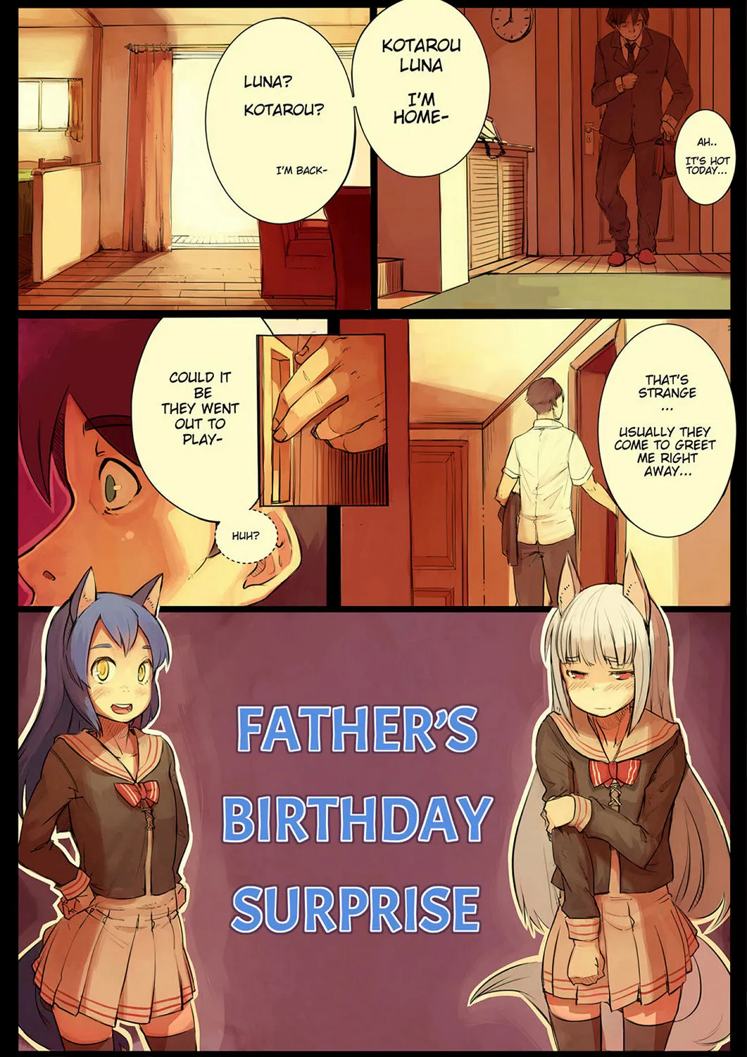 Father's Birthday Surprise porno comics