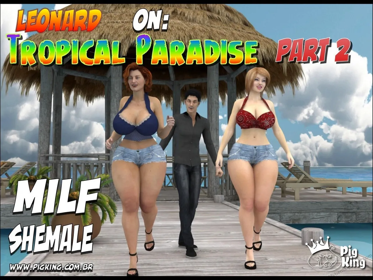 Tropical Paradise 2 porno comics Cover