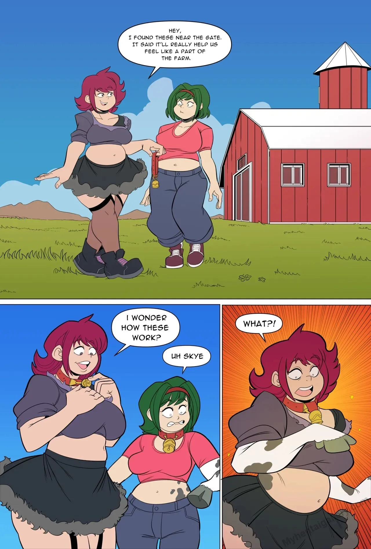Barn Time! porno comics Cover
